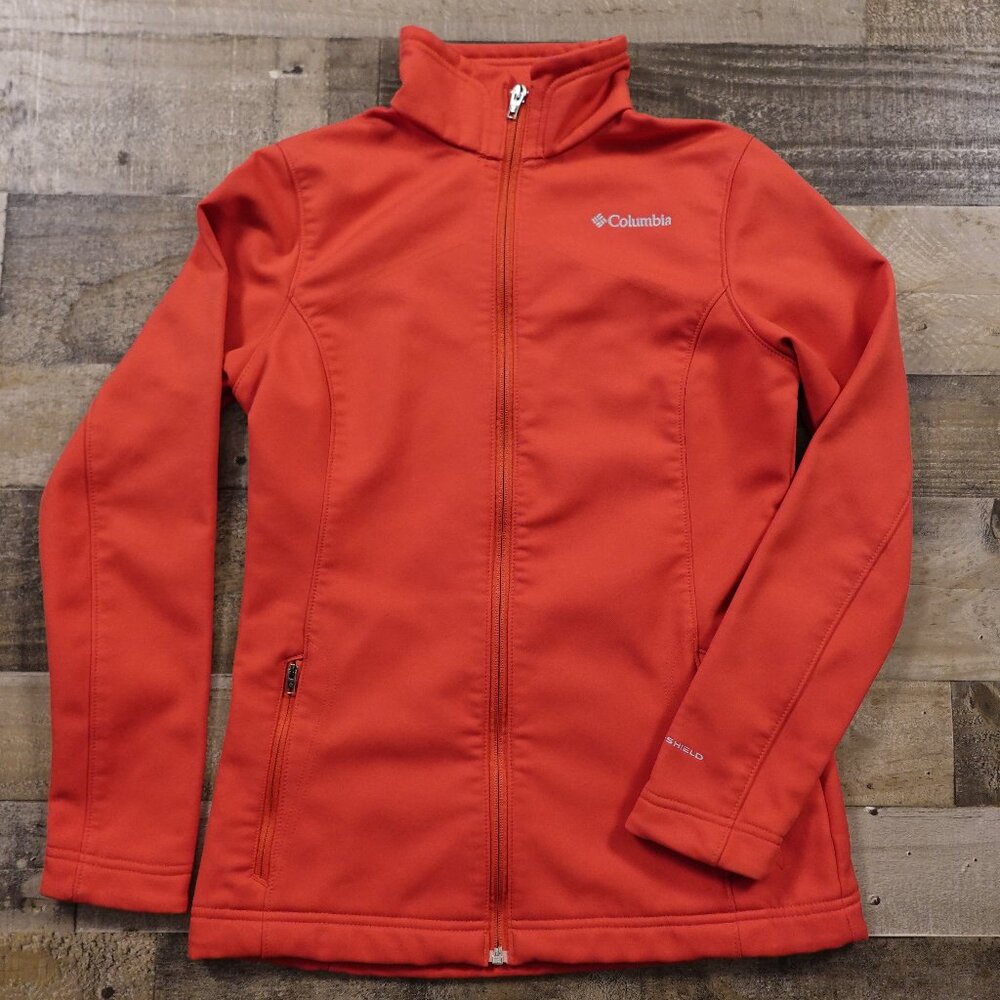Columbia Kruser Ridge II Softshell jacket women's small red